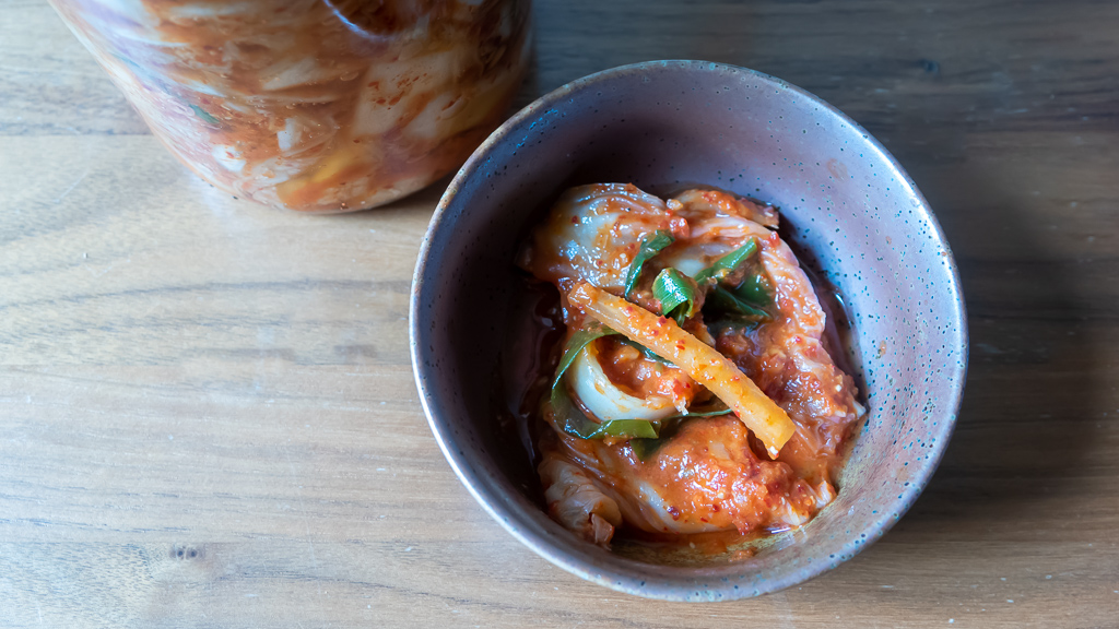 Homemade vegan kimchi recipe