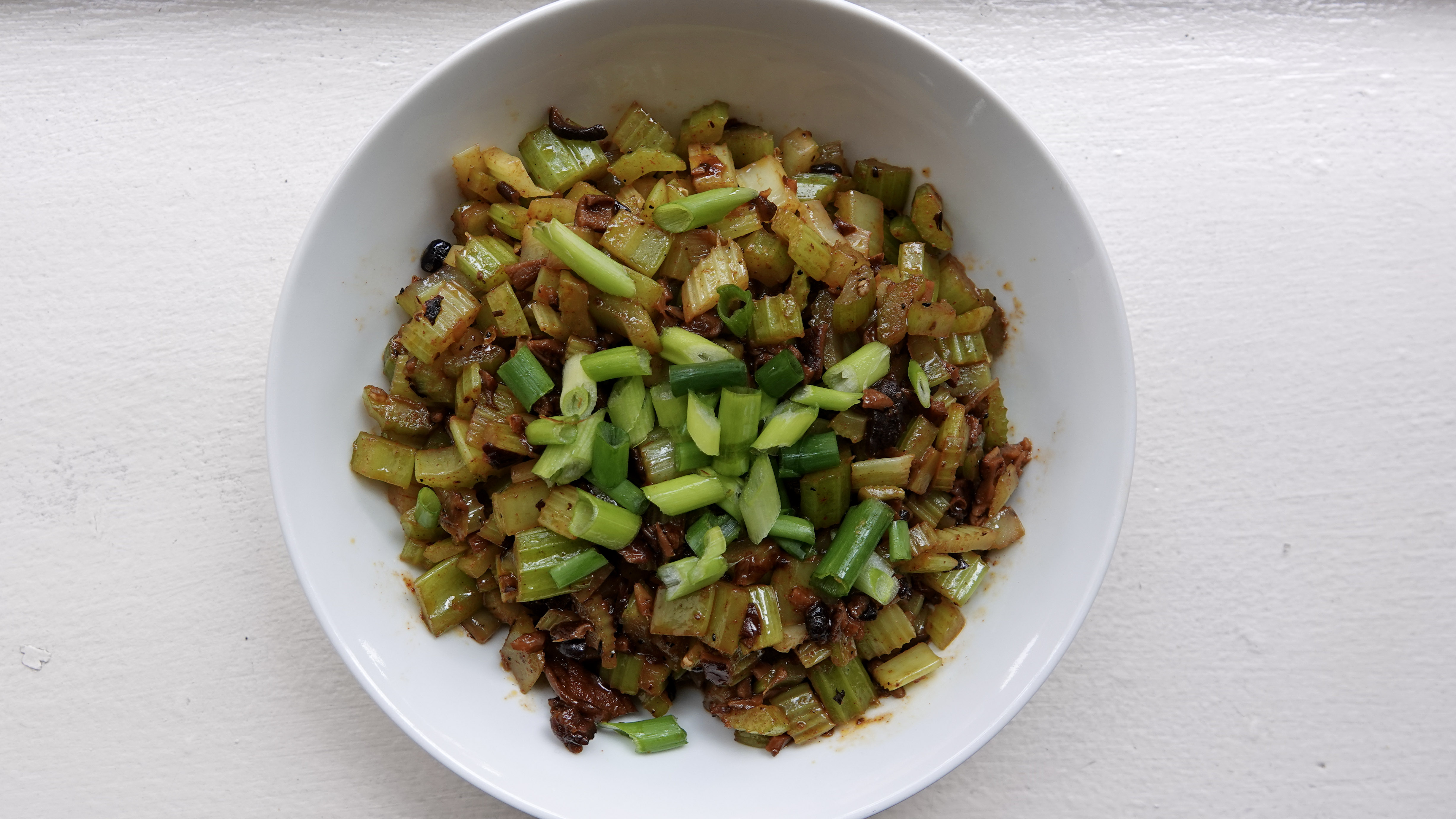 Vegan Sichuan Stir Fried Celery